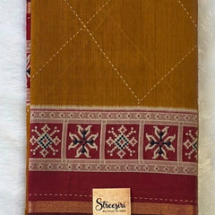 Contrast Cotton Saree
