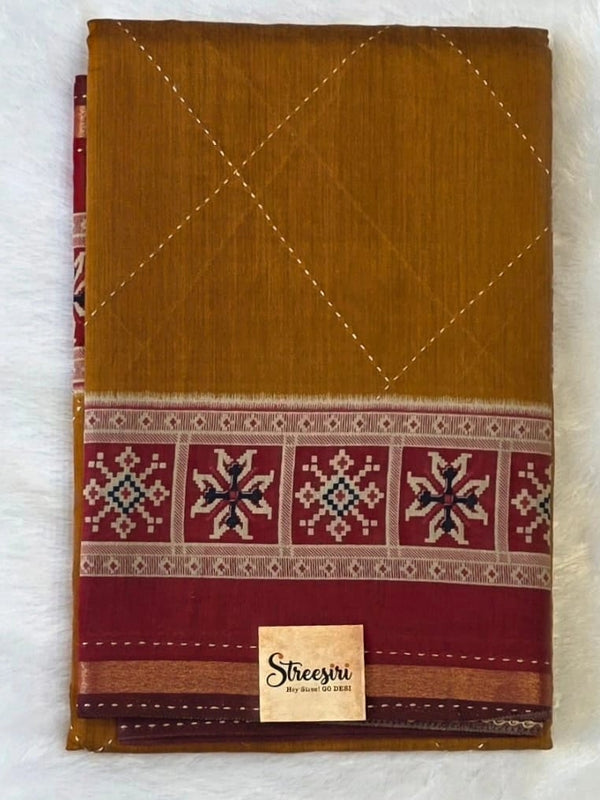 Contrast Cotton Saree