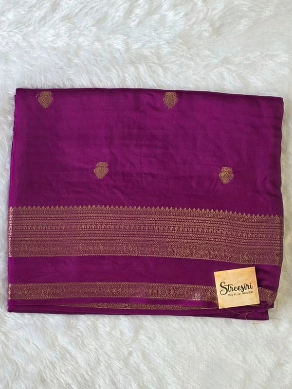 Contrast Semi Silk Saree