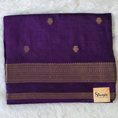 Contrast Semi Silk Saree