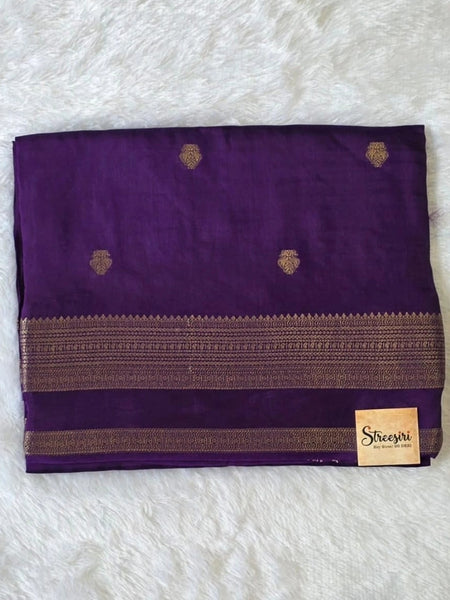 Contrast Semi Silk Saree