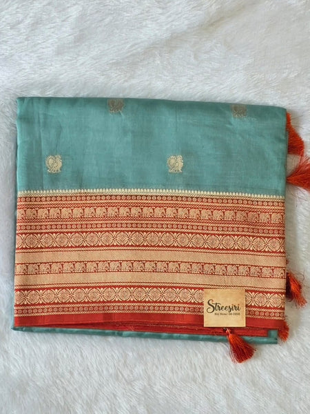 Contrast Viscose Saree