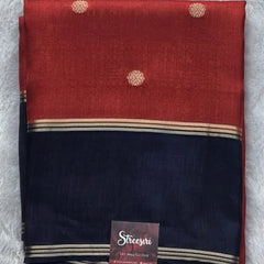 Contrast Bentex Border Semi Silk Saree