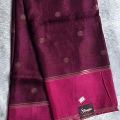 Contrast Bentex Border Semi Silk Saree
