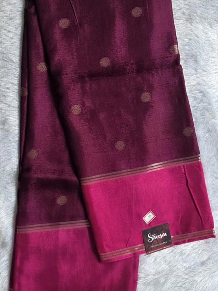 Contrast Bentex Border Semi Silk Saree