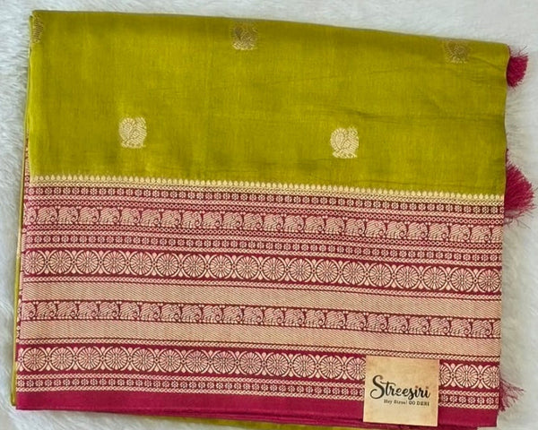 Contrast Viscose Saree