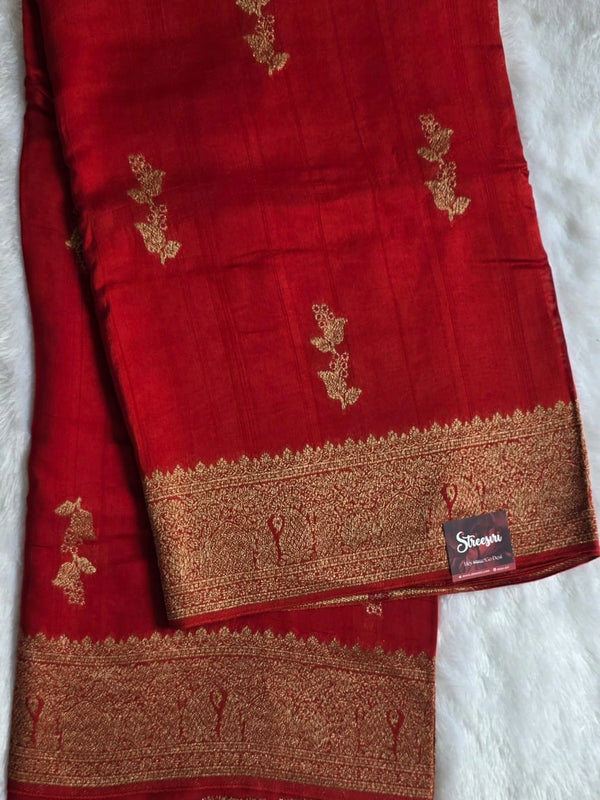 Meena Work Semi Silk Saree