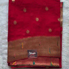 Dollar Pallu Semi Silk Saree