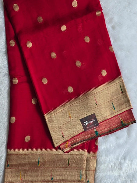 Dollar Pallu Semi Silk Saree