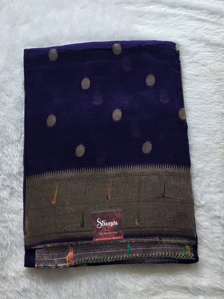 Dollar Pallu Semi Silk Saree
