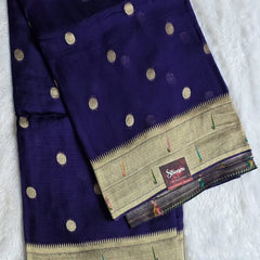 Dollar Pallu Semi Silk Saree