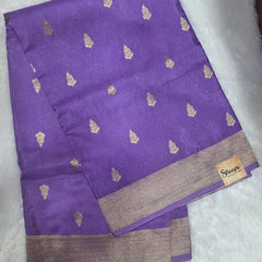 Viscose Dolar -Lavender Saree