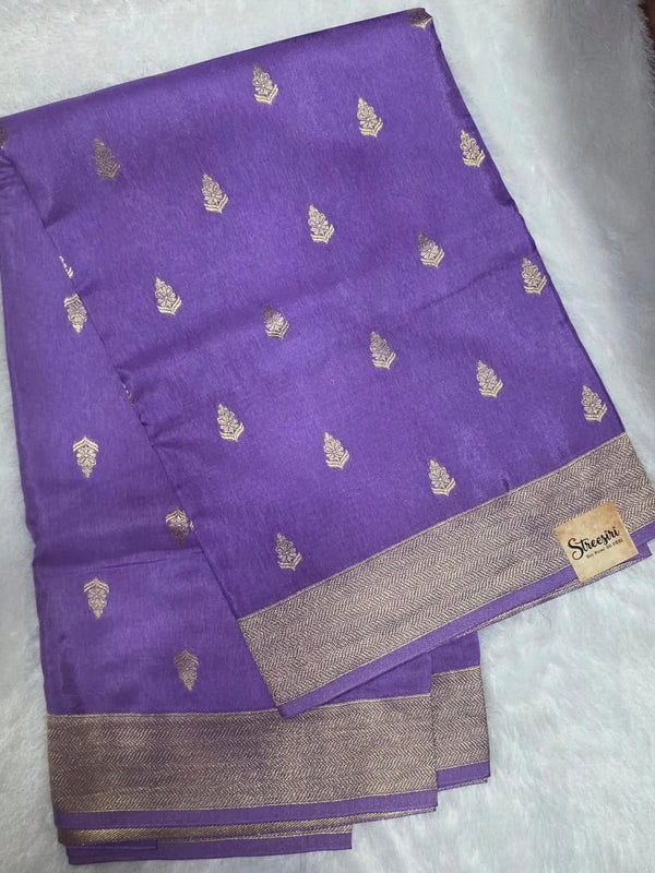 Viscose Dolar -Lavender Saree