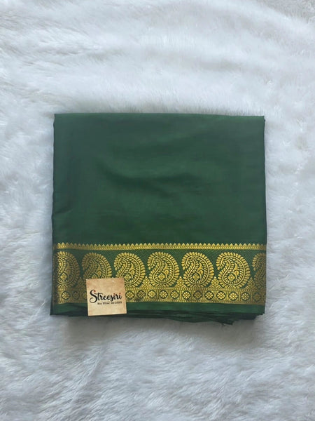 Mysore Silk Crepe AArushi Green Saree