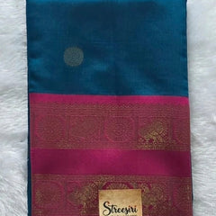 Temple Tower Semi Silk Saree