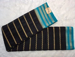 Crepe Silk Black Blue