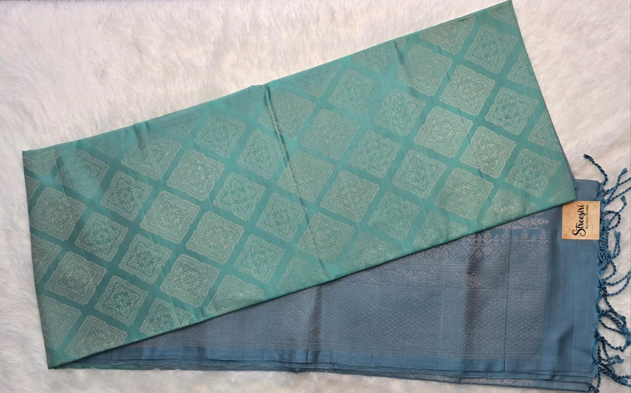 Pure Soft Silk  Green Grey