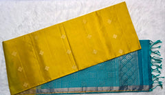Pure Soft Silk Yellow Blue