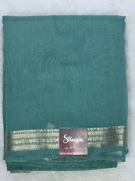 Assam contrast  Semi Silk Saree