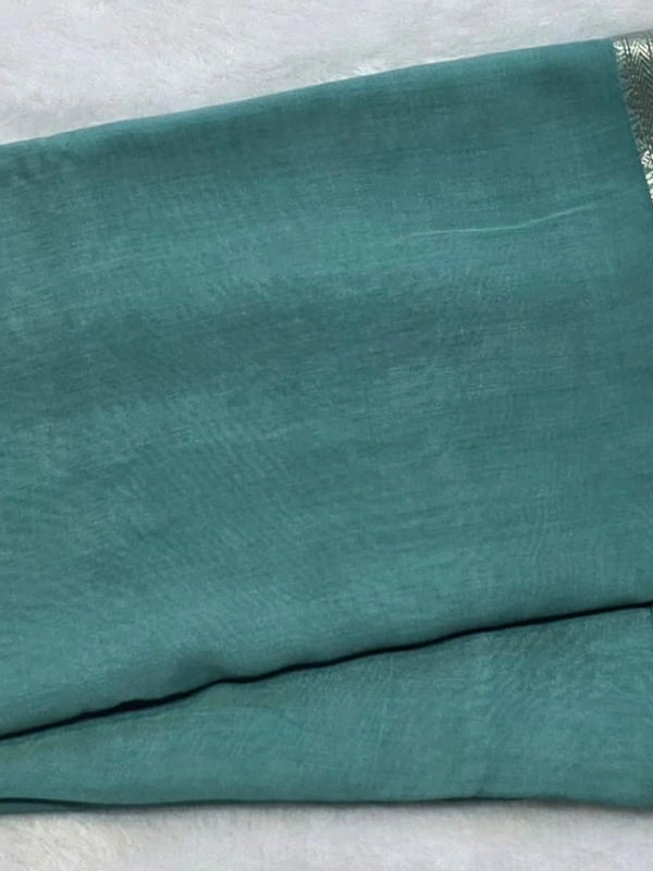 Assam contrast  Semi Silk Saree