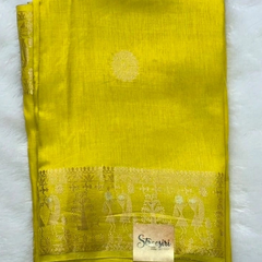 Soft Silk Yellow Blue