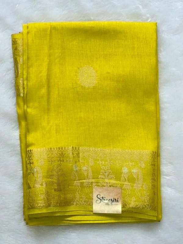 Soft Silk Yellow Blue