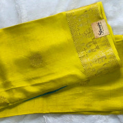 Soft Silk Yellow Blue