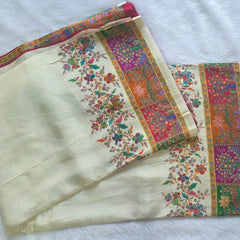 Floral  Kani Silk Saree