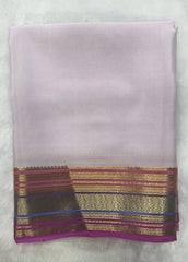 Pure Mysore Silk Peach Pink