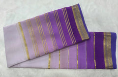 Pure Mysore Silk Lavender  Purple