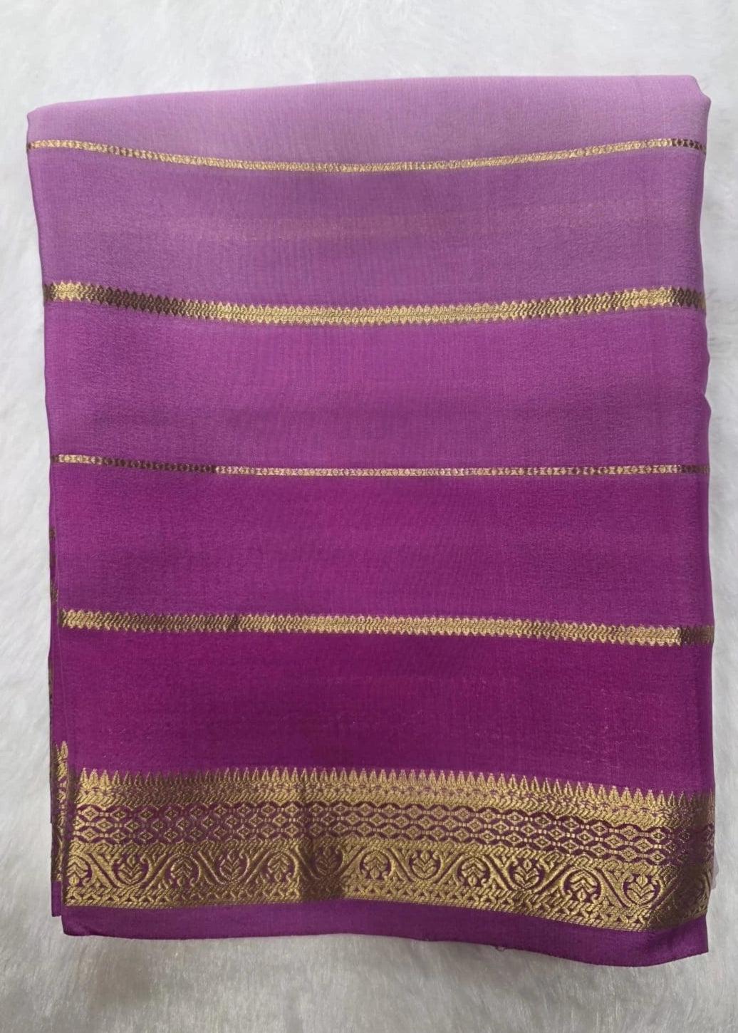 Pure Mysore Silk PInk Light Pink