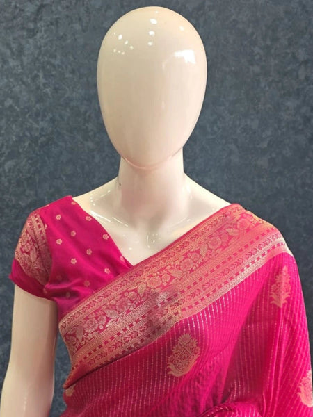 SEMI SILK RANI PINK