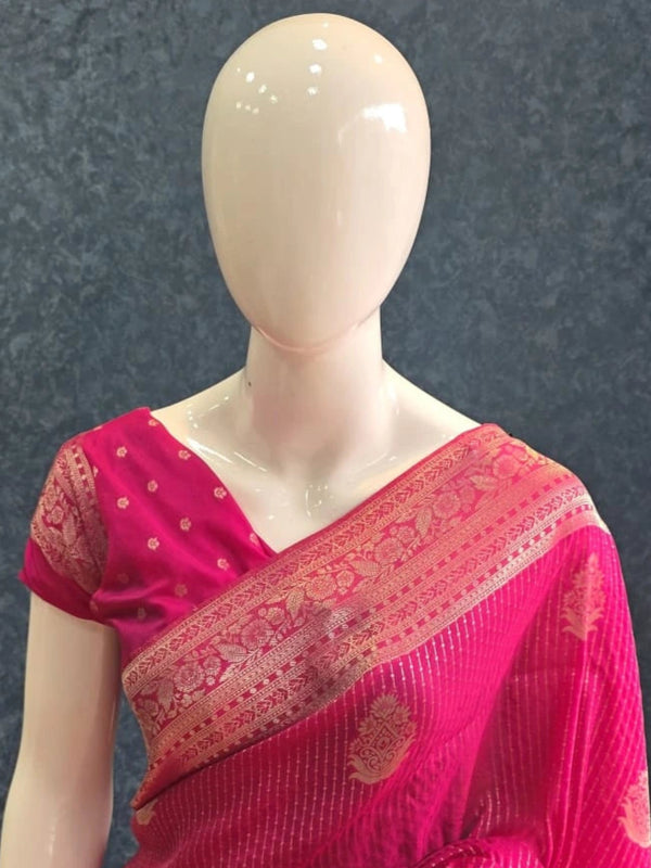 SEMI SILK RANI PINK