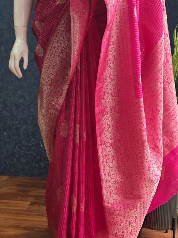 SEMI SILK RANI PINK