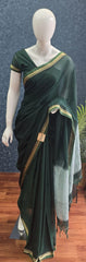 Narayanpet Cotton Saree Green