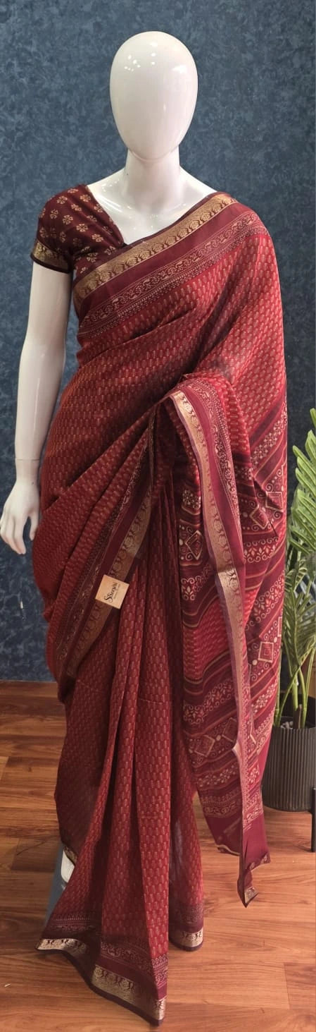 Soft Silk red Maroon