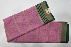 Crepe Silk Baby Pink Green