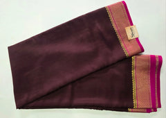 Pure Mysore Silk Brown Pink