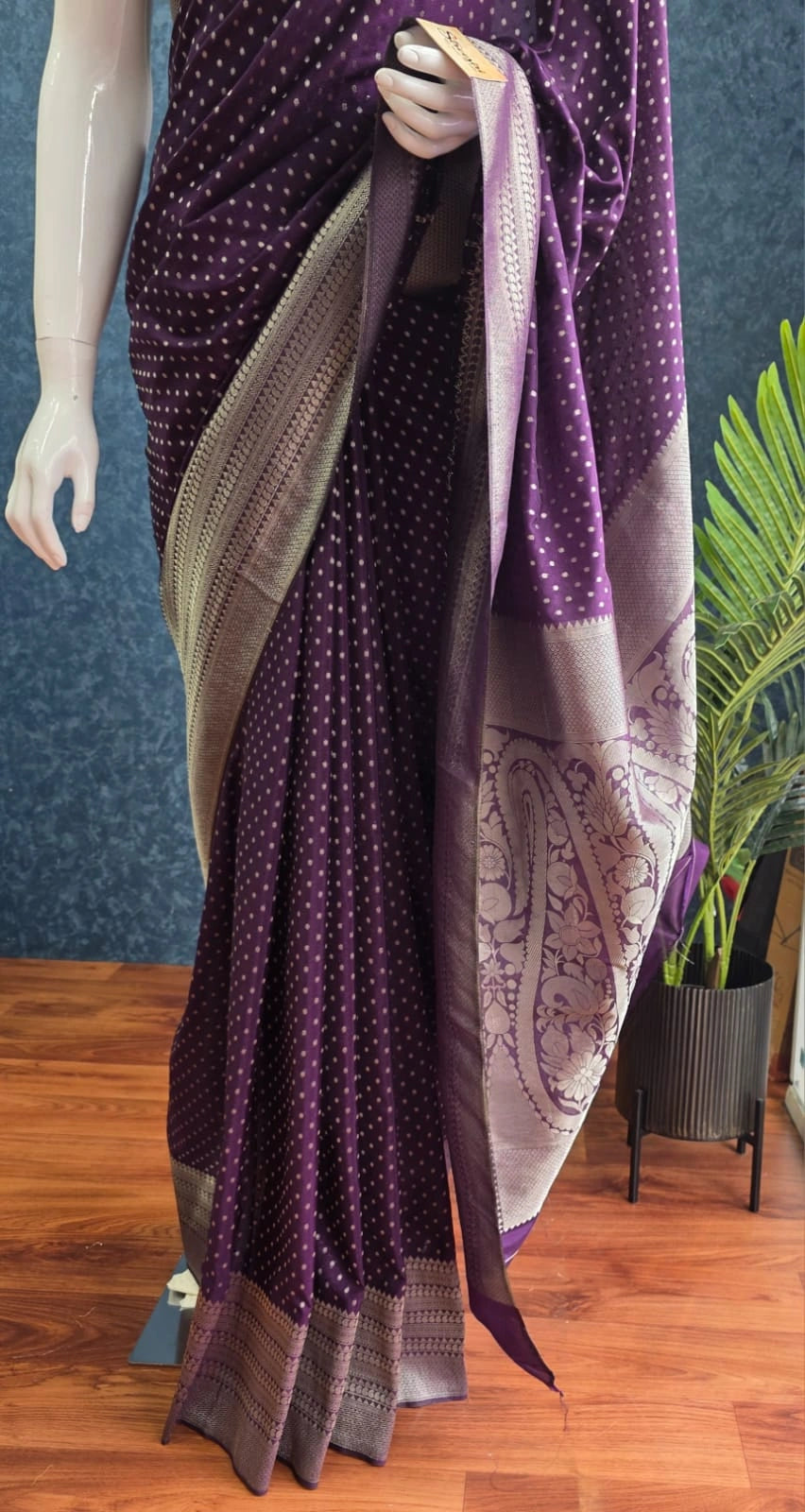 Gorgette Small Butta Purple