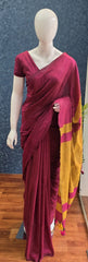 Bengal Cotton Magenta Golden Yellow