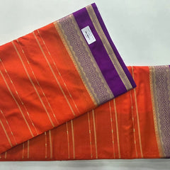 Contrast Semi Crepe Silk Saree