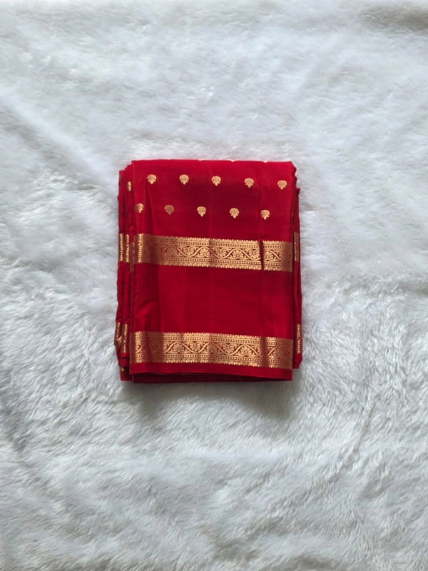 Semi Crepe Red