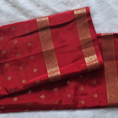 Semi Crepe Red