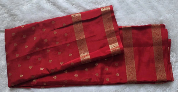 Semi Crepe Red