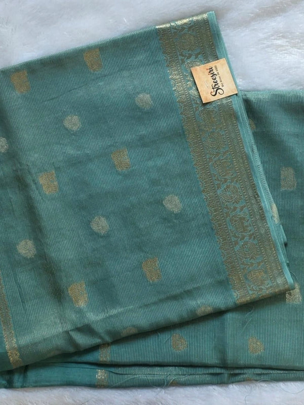 Viscose Elephant Crepe Silk Saree