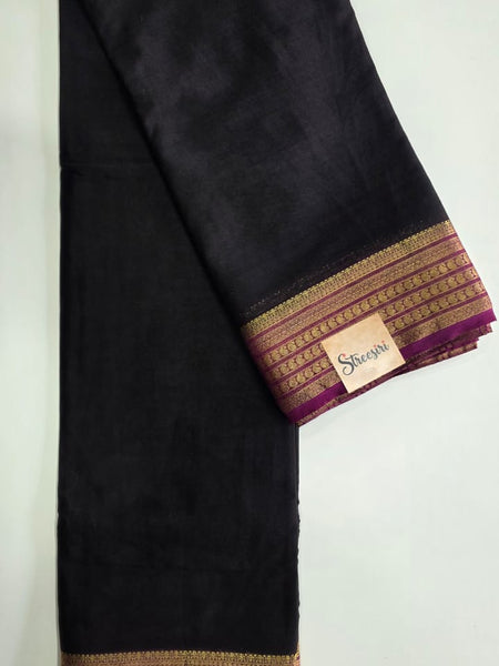 Mango Design Semi Crepe Silk Saree