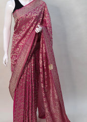 Rinkle Water Zari - Pink
