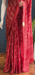 Jaipur Cotton - Red White