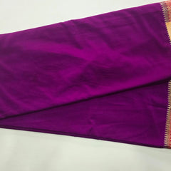 Contrast Semi Crepe Silk Saree