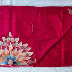 Matka Rani Pink Silk Saree